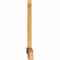 Ekena Millwork Bellingham Rough Sawn Timber Gable Bracket, Western Red Cedar, 96"W x 56"H x 4"D x 6"F, 14/12 Pitch GBW096X56X0406BEL00RWR - alternate 2